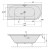 Polysan VIVA L wanna asymetryczna 175x80x47cm szary 70119.30