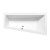 Polysan ANDRA R wanna asymetryczna 180x90x45cm biała mat 78771.11