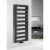Polysan VIVA R MONOLITH wanna przyścienna 180x75x60cm biały/czarny 72129MB