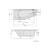 Polysan TIGRA L wanna asymetryczna 170x80x46cm lewa czarny mat 90111.21