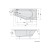 Polysan TIGRA R wanna asymetryczna 170x80x46cm prawa czarny mat 90611.21