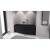 Polysan TIGRA R wanna asymetryczna 170x80x46cm prawa czarny mat 90611.21