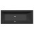 Polysan CLEO wanna prostokątna 170x70x48cm czarny mat 74611.21