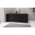 Polysan CLEO wanna prostokątna 170x70x48cm czarny mat 74611.21