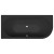 Polysan VIVA L wanna asymetryczna 175x80x47cm czarny mat 70119.21