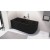 Polysan VIVA L wanna asymetryczna 175x80x47cm czarny mat 70119.21