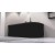 Polysan VIVA L wanna asymetryczna 175x80x47cm czarny mat 70119.21