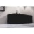 Polysan VIVA R wanna asymetryczna 175x80x47cm czarny mat 78119.21