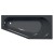 Polysan TIGRA R wanna asymetryczna 170x80x46cm prawa szary 90611.30