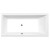 Polysan CLEO wanna prostokątna 180x90x48cm biały mat 13111.11