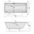 Polysan CLEO wanna prostokątna 180x90x48cm biały mat 13111.11