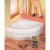Polysan ALEXANDRA wanna narożna 140x140x42cm biała 95111