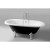 Polysan REGATA wanna wolnostojąca 175x85x61cm nogi chrom mat czarno/biała 10251