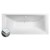 Polysan KALDERA SLIM Wanna prostokątna 180x80x40cm biała 60611S