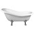 Polysan RETRO wanna wolnostojąca 147x69.5x67.5cm nogi chrom mat biała 85316