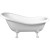 Polysan RETRO wanna wolnostojąca 147x69.5x67.5cm nogi białe biała 85336