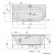 Polysan Astra L wanna z hydromasażem 165x80x48cm Attraction Hydro-Air chrom 33611.4010