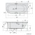 Polysan Astra R wanna z hydromasażem 165x80x48cm Attraction Hydro chrom 34611.3010