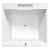 Polysan Came wanna z hydromasażem 175x175x50cm Highline Hydro chrom 23611.5010