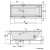 Polysan Cleo wanna z hydromasażem 150x75x48cm Attraction Hydro chrom 27611.3010
