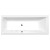 Polysan Cleo wanna z hydromasażem 170x75x48cm Highline Hydro chrom 94611.5010