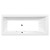 Polysan Cleo wanna z hydromasażem 180x90x48cm Attraction Hydro chrom 13111.3010