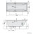 Polysan Cleo wanna z hydromasażem 180x90x48cm Attraction Hydro chrom 13111.3010
