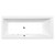 Polysan Cleo wanna z hydromasażem 180x90x48cm Highline Hydro-Air chrom 13111.6010