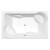 Polysan Duo wanna z hydromasażem 200x120x45cm Active Hydro chrom 16111.1010