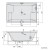 Polysan Dupla wanna z hydromasażem 180x120x54cm Active Hydro chrom 13611.1010