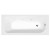 Polysan Ebro wanna z hydromasażem 170x75x39cm Attraction Hydro chrom 26711.3010