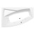 Polysan Evia L wanna z hydromasażem 160x100x47cm Attraction Hydro chrom 11611.3010