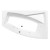 Polysan Evia R wanna z hydromasażem 170x100x47cm Active Hydro chrom 22611.1010