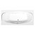 Polysan Garda wanna z hydromasażem 190x90x44cm Highline Hydro chrom 14111.5010