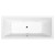 Polysan Krysta wanna z hydromasażem 180x70x39cm Active Hydro chrom 72906.1010