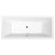 Polysan Krysta wanna z hydromasażem 180x70x39cm Active Hydro-Air chrom 72906.2010