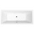 Polysan Krysta wanna z hydromasażem 180x70x39cm Attraction Hydro chrom 72906.3010