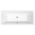 Polysan Krysta wanna z hydromasażem 180x80x39cm Highline Hydro-Air chrom 71710.6010