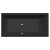Polysan CLEO wanna prostokątna 180x90x48cm czarny mat 13111.21