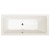 Polysan MIMOA wanna prostokątna 170x80x39cm ivory 71713.40