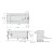 Polysan Lisa wanna z hydromasażem 170x70x47cm Highline Hydro-Air chrom 87111.6010