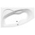 Polysan Mamba L wanna z hydromasażem 160x95x44cm Active Hydro chrom 27111.1010