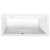 Polysan Marlene wanna z hydromasażem 170x80x48cm Highline Hydro-Air chrom 72403.6010