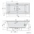 Polysan Marlene wanna z hydromasażem 170x80x48cm Highline Hydro-Air chrom 72403.6010