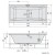 Polysan Marlene wanna z hydromasażem 190x90x48cm Attraction Hydro chrom 71607.3010