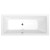 Polysan Mimoa wanna z hydromasażem 170x80x39cm Highline Hydro chrom 71713.5010