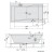 Polysan Quest wanna z hydromasażem 180x100x49cm Highline Hydro-Air chrom 78511.6010