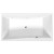 Polysan Quest wanna z hydromasażem 190x100x49cm Highline Hydro chrom 78531.5010