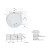 Polysan Royal Corner wanna z hydromasażem 173x173x49cm Highline Hydro-Air chrom 74211.6010