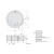Polysan Royal Round wanna z hydromasażem 172x172x49cm Highline Hydro chrom 73211.5010